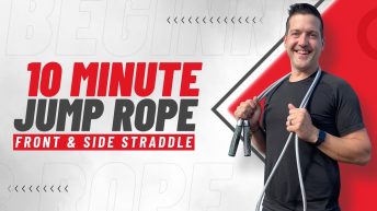 10 Minute Jump Rope Workout | Side & Front Straddle