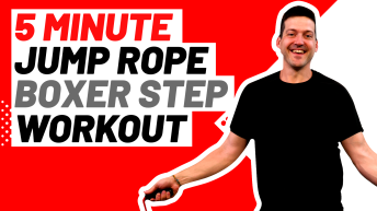 5 Minute Jump Rope Workout | Boxer Step